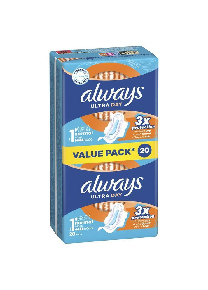 Гигиенические прокладки Ultra Day Normal Duo 20 шт Always (365958761)
