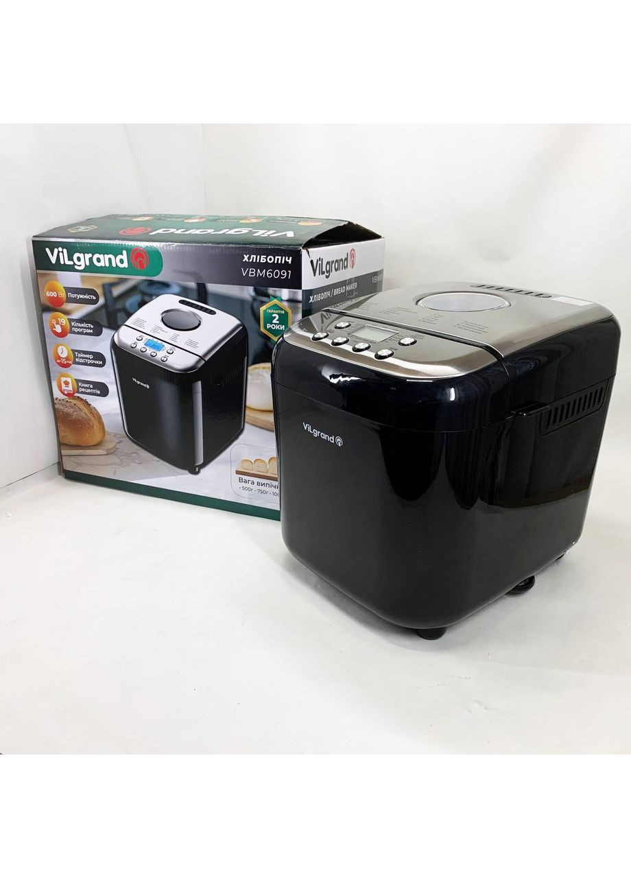 Хлебопечка VBM6091. Цвет: черный Vilgrand (364664599)