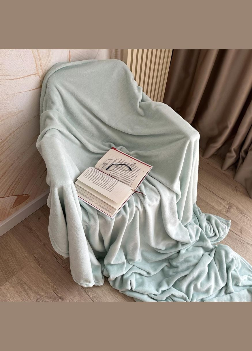 Плед Фланель (Велсофт) Ментол 150х200 Lelit (334880513)