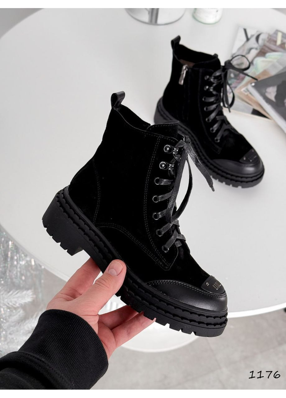 Осенние черные ботинки No Brand