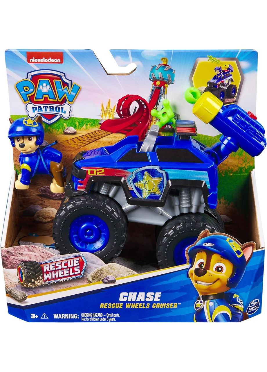 Paw Patrol Rescue Wheels Спасательный автомобиль с водителем Гонщик серии Мега колеса Щенячий патруль Оригинал Spin Master (365251563)
