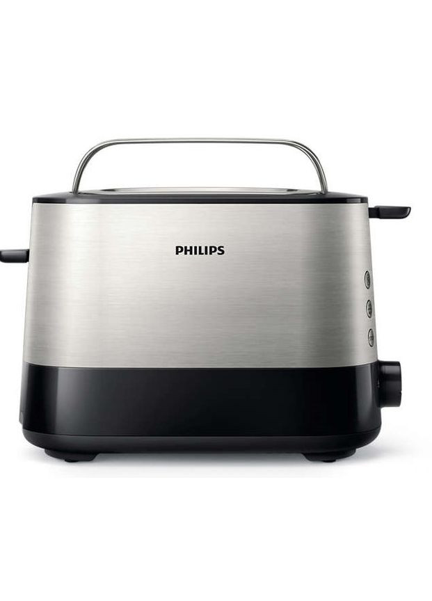 Тостер Viva Collection, 1050Вт, пластик+ метал, чорний+нерж Philips (316531500)