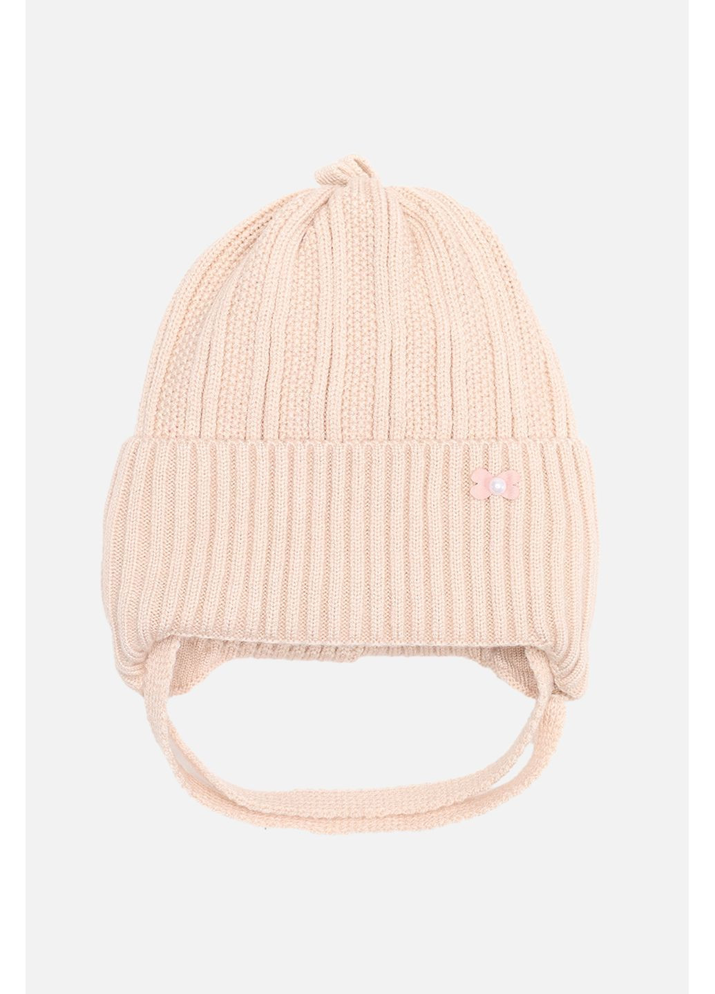 Шапка для дівчинки колір бежевий CB-00286591 Kraft (365588851)