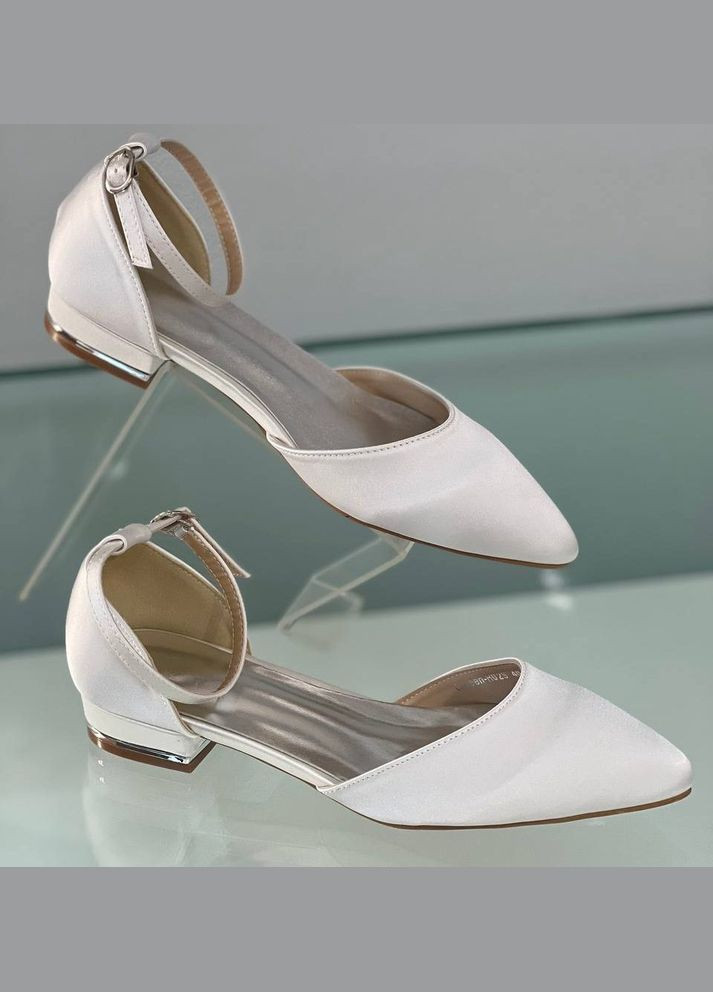 Женские свадебные женские балетки для невесты с жемчугом 4 образа в одном - белый цвет | белые жемчуг текстиль (322414601)