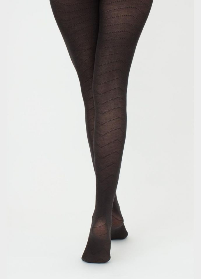 Колготки женские фантазийные хлопковые с узором Twill TWILL №1 180 den Giulia TWILL 1 (297927094)