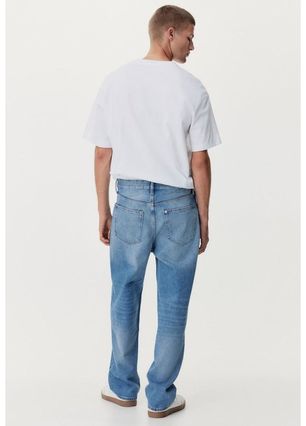 Синие повседневный демисезонные брюки H&M