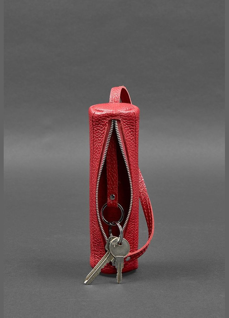 Женская кожаная ключница 3.1 Тубус XL красный (A-028128) BlankNote (330144382)