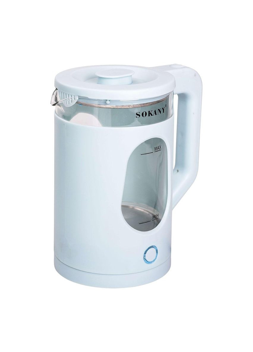 Электрочайник бытовой 2.3 л дисковый с автоотключением SK-SH-1071BL Sokany (351431632)