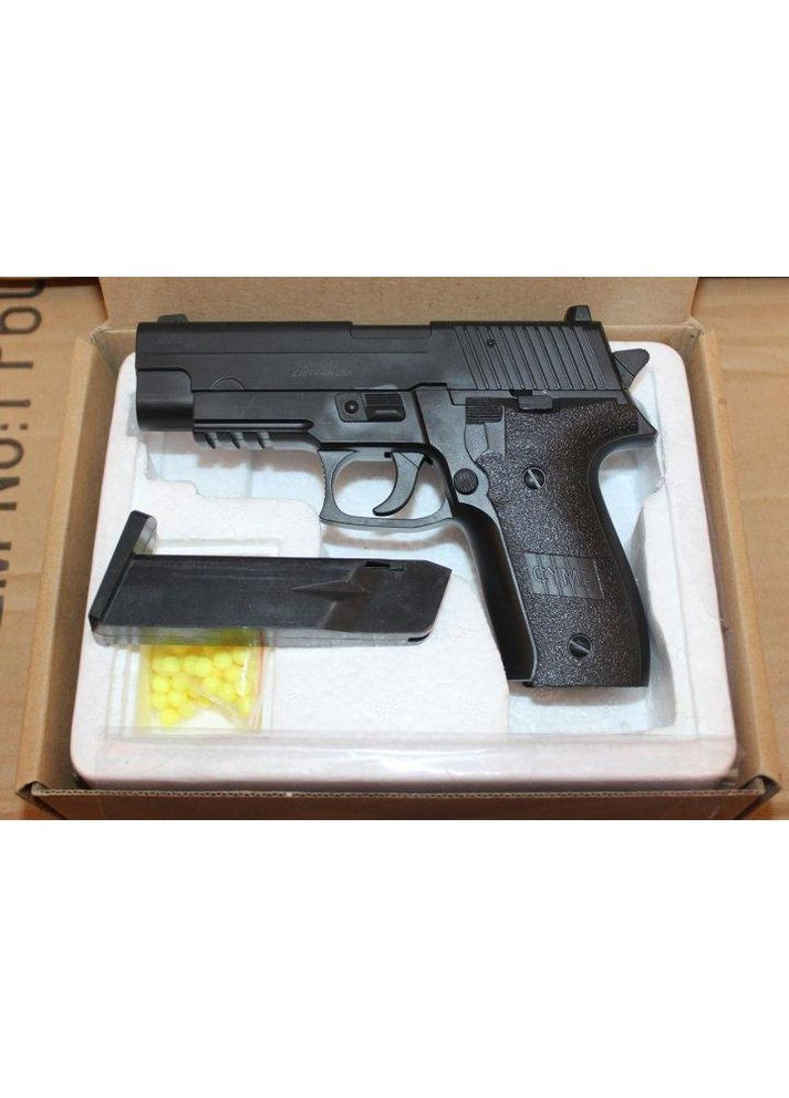 Дитячий пістолет металевий Sig Sauer ZM23 кульки 6 мм Чорний CYMA (364506809)