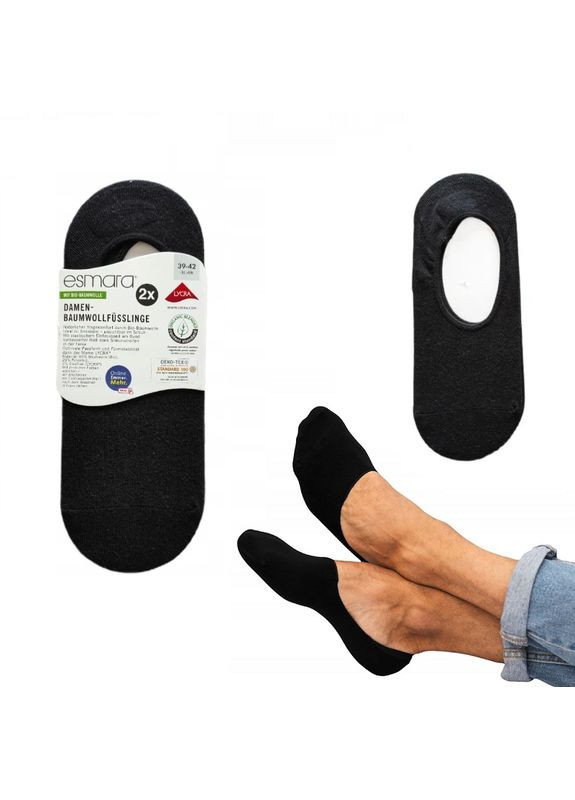 Жіночі сліди, набір 2 пари Esmara (334880608)