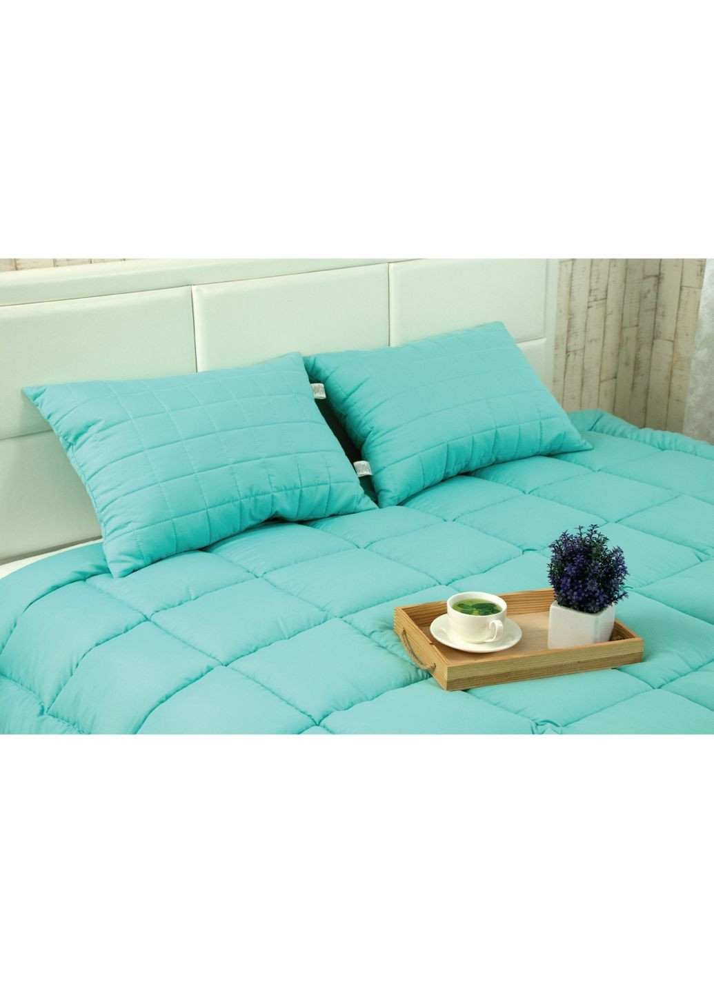 Набір ковдра 140х205 + подушка 50х70 "Mint" Руно 924.52_Mint (300530098)