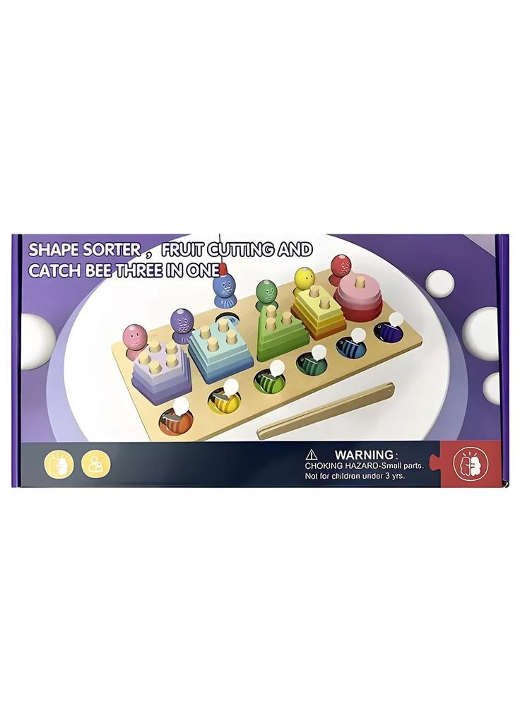 Іграшка дерев'яна 3в1 (WD13021) Країна іграшок (369905185)