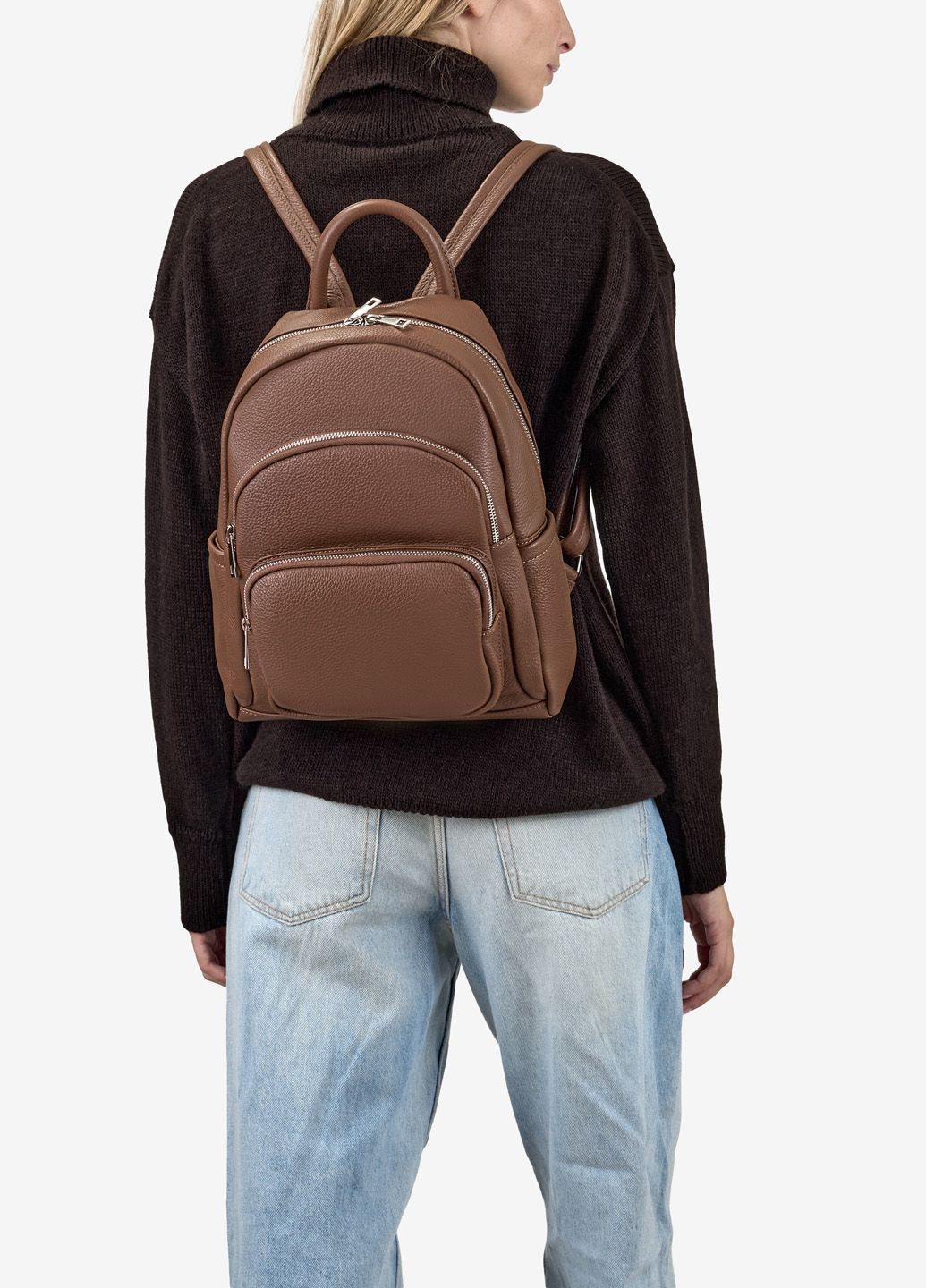 Рюкзак жіночий шкіряний Backpack Regina Notte (363830998)