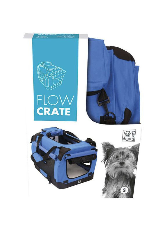 Складана сумка-переноска для собак та котів Flow Crate 51х33х33 см (6953182729952) M-Pets (327391611)