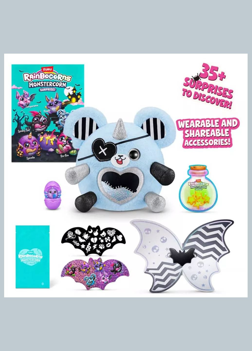 М'яка іграшка Monstercorn Surprise Монстрик (9297E) Rainbocorns (333252083)