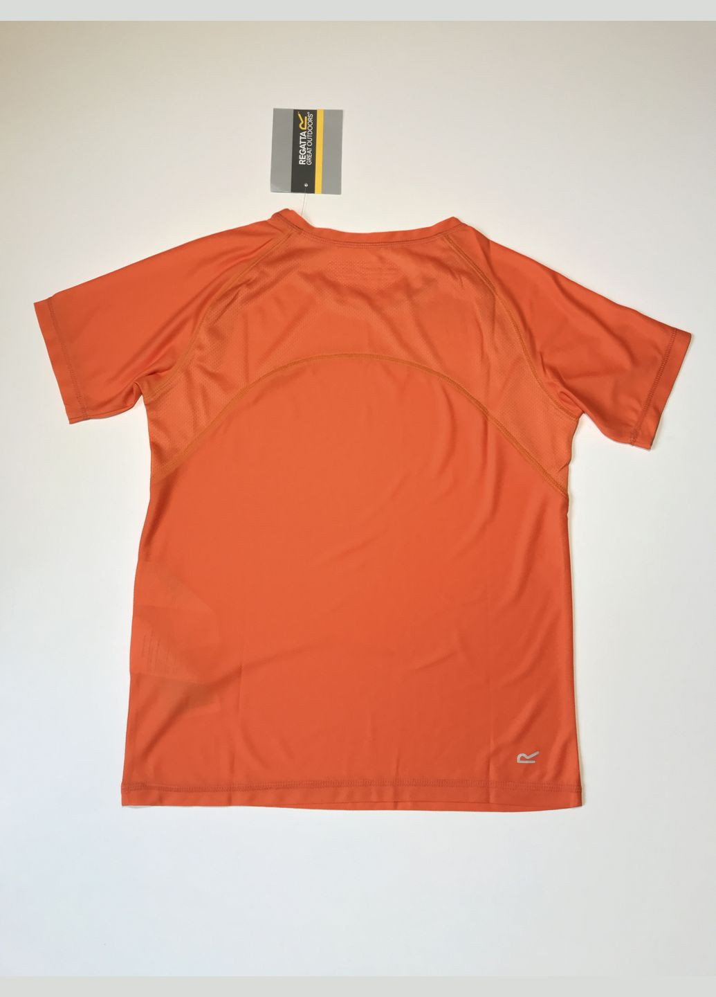 Оранжевая летняя спортивная футболка Regatta