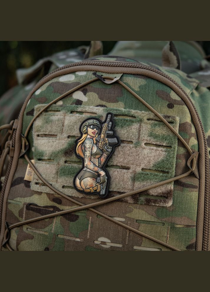 Нашивка Tactical girl №4 PVC tattoo Якудза M-TAC (315048039)