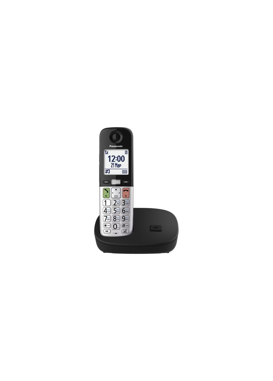 Радиотелефон DECT KX-TGU410UCB, черно-серебристый Panasonic (322560838)
