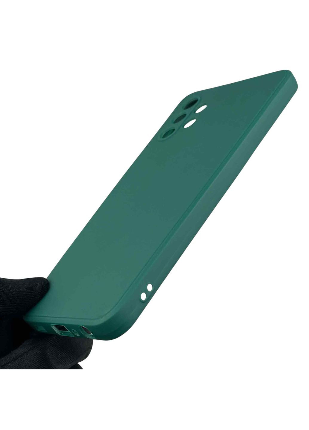 Чехол для Galaxy A32 5G (SM-A326F) с квадратными гранями с защитой камеры на самсунг а32 5г зелёный Samsung (366389152)