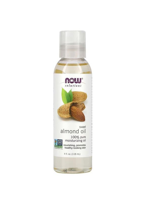Масло солодкого мигдалю, Sweet Almond Oil,, Solutions, 118 мл Now Foods (362369242)