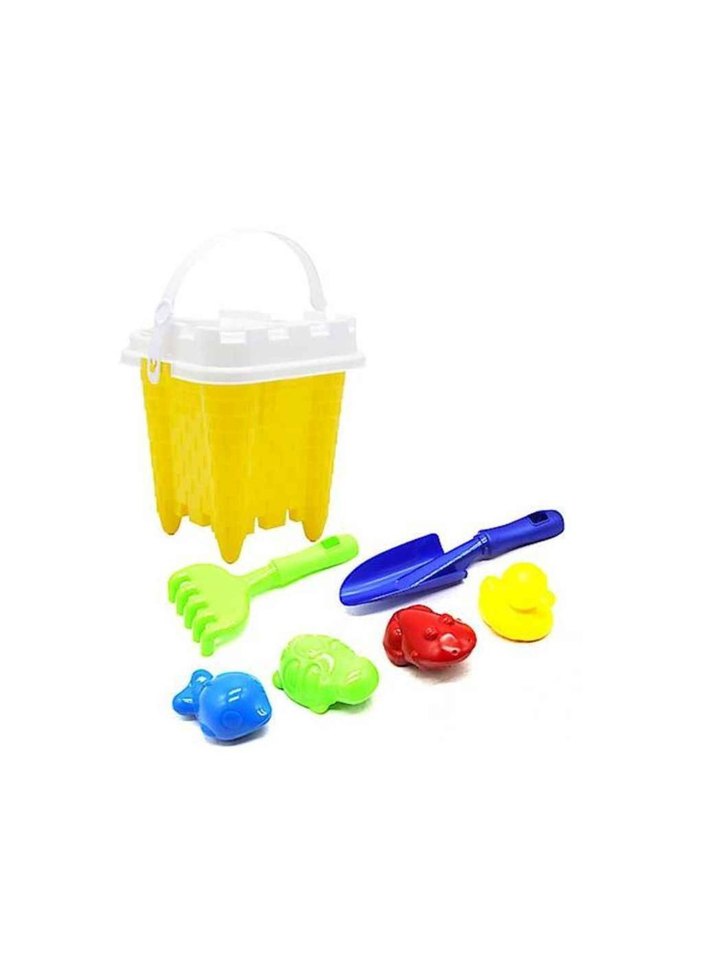 Ведро БАМСИК №5 + лопата, грабли, водные жители арт.1265 Bamsic (354345944)