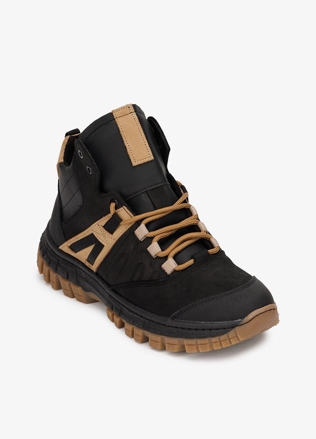 Цветные зимние ботинки мужские 24-174 черно-коричневый (2000990784957w) shop (2000990784957) Stepln