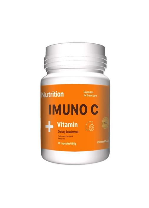 Вітаміни та мінерали Imuno C Vitamin, 60 капсул EntherMeal (322292973)