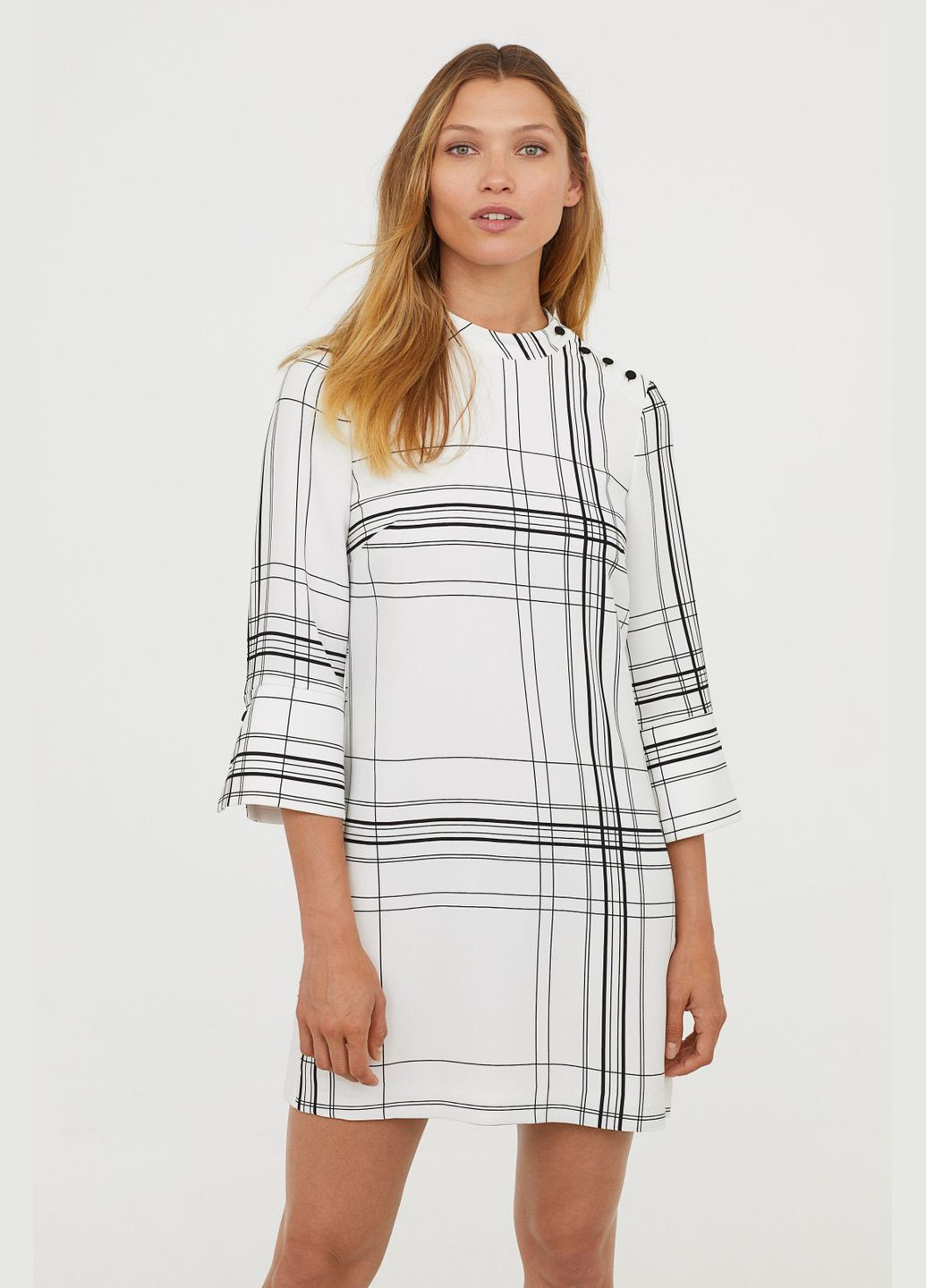 Белое платье H&M