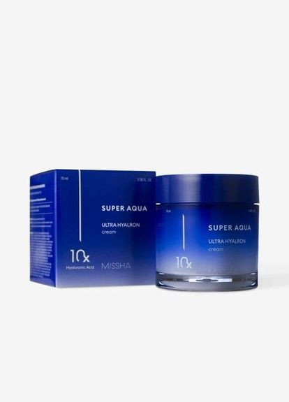MISSHA Крем зволожуючий для обличчя Super Aqua Ultra Hyalron Cream 70 мл — Крем, Південна Корея (341679347)