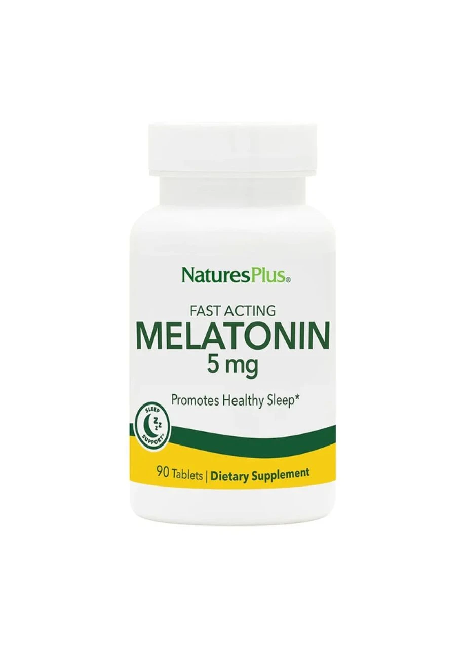 Мелатонин быстрого действия, 5 мг, 90 таблеток Nature's Plus (361115060)
