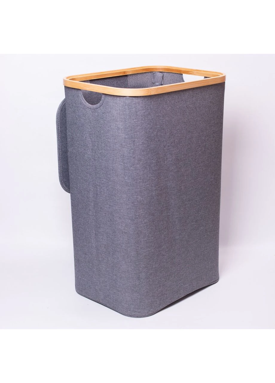 Корзина для белья с крышкой 40×30×60 (см) мягкая 70 (л) HP-41-16 Yiwu (377482164)