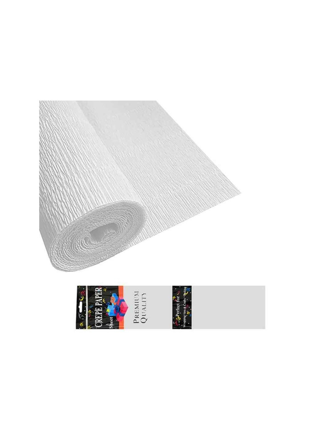 Креп-бумага белая 50*200см 25г/м2 ST02321 ТМ Stenson (326603320)