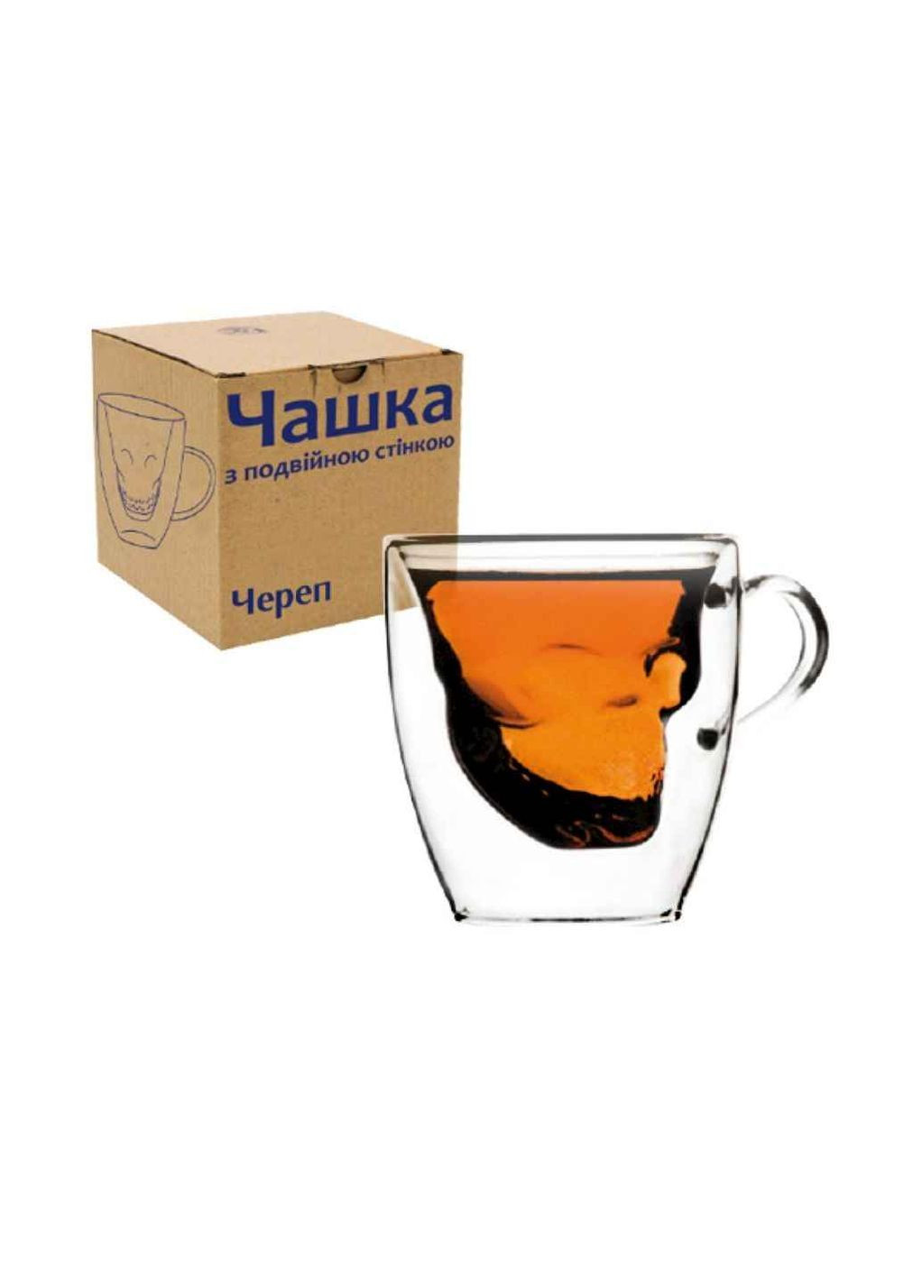 Чашка з подвійною стінкою 180мл 202-28 "Череп" SNT (354339516)