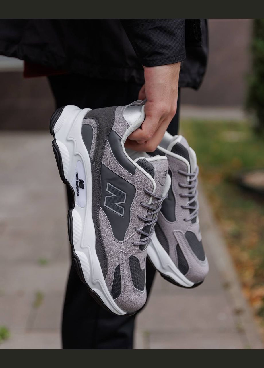 Сірі Осінні кросівки чоловічі No Brand