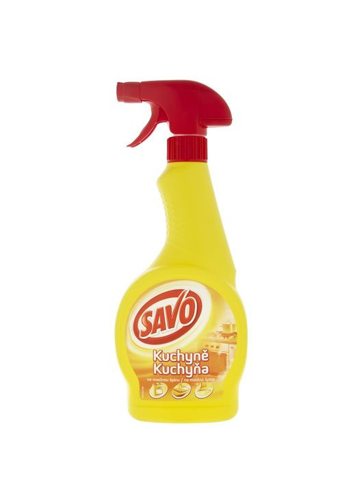 Средство для очистки поверхностей кухни от жирных загрязнений, спрей, 500 мл Savo (328447740)