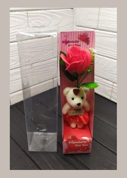 Подарунок з ведмедиком ароматизоване мило букет троянд SN27 (2090045155) No Brand (328920851)