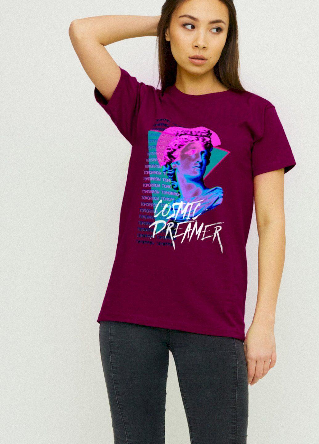 Футболка Boyfriend / air print / YAPPI - (252386565)