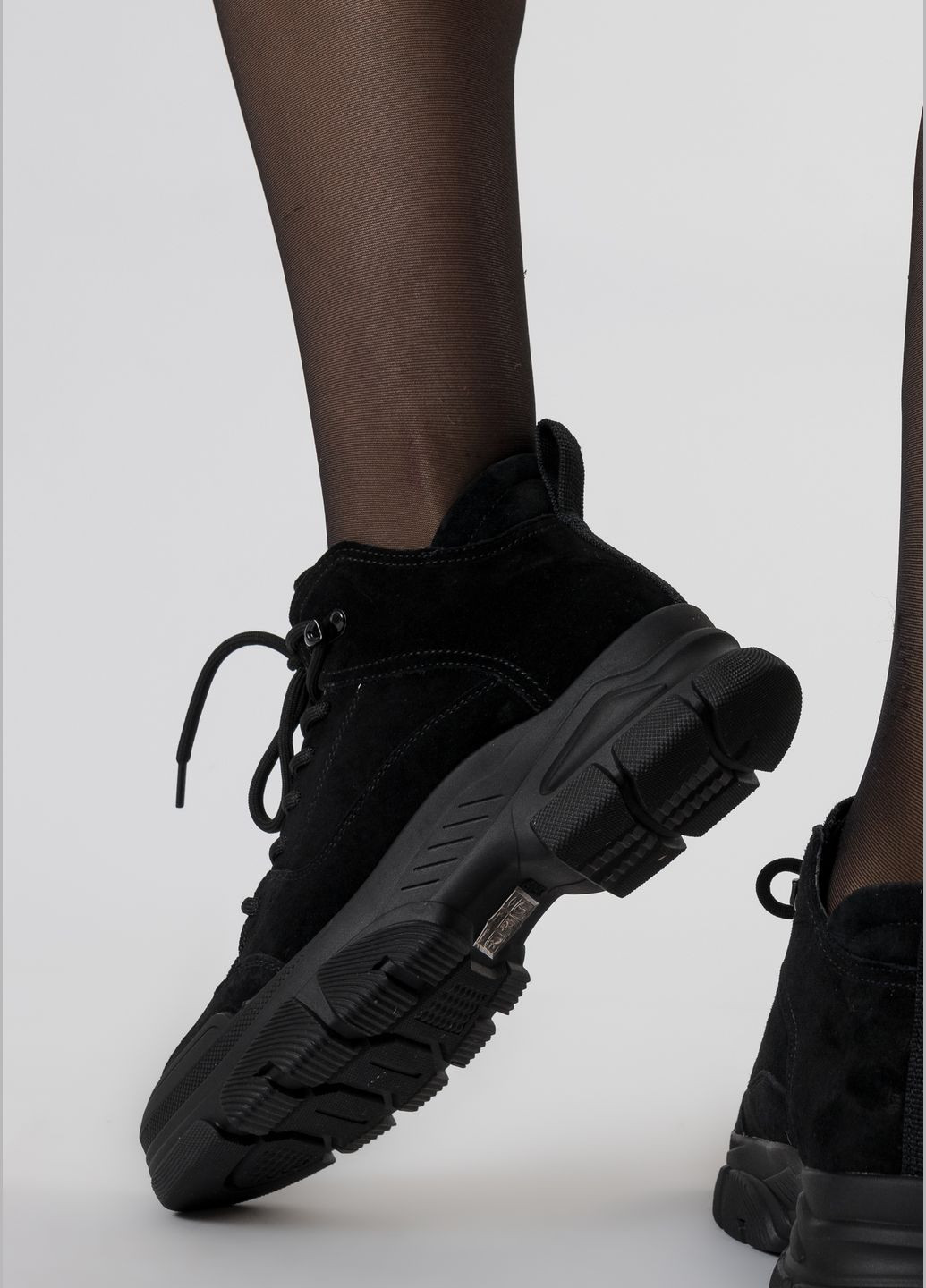 ботинки (1663б) Melanda.M из натуральной замши