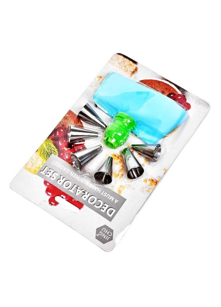 Набор кондитерский мешок с насадками 8 шт. 12*19 см R89446 Stenson (342104379)