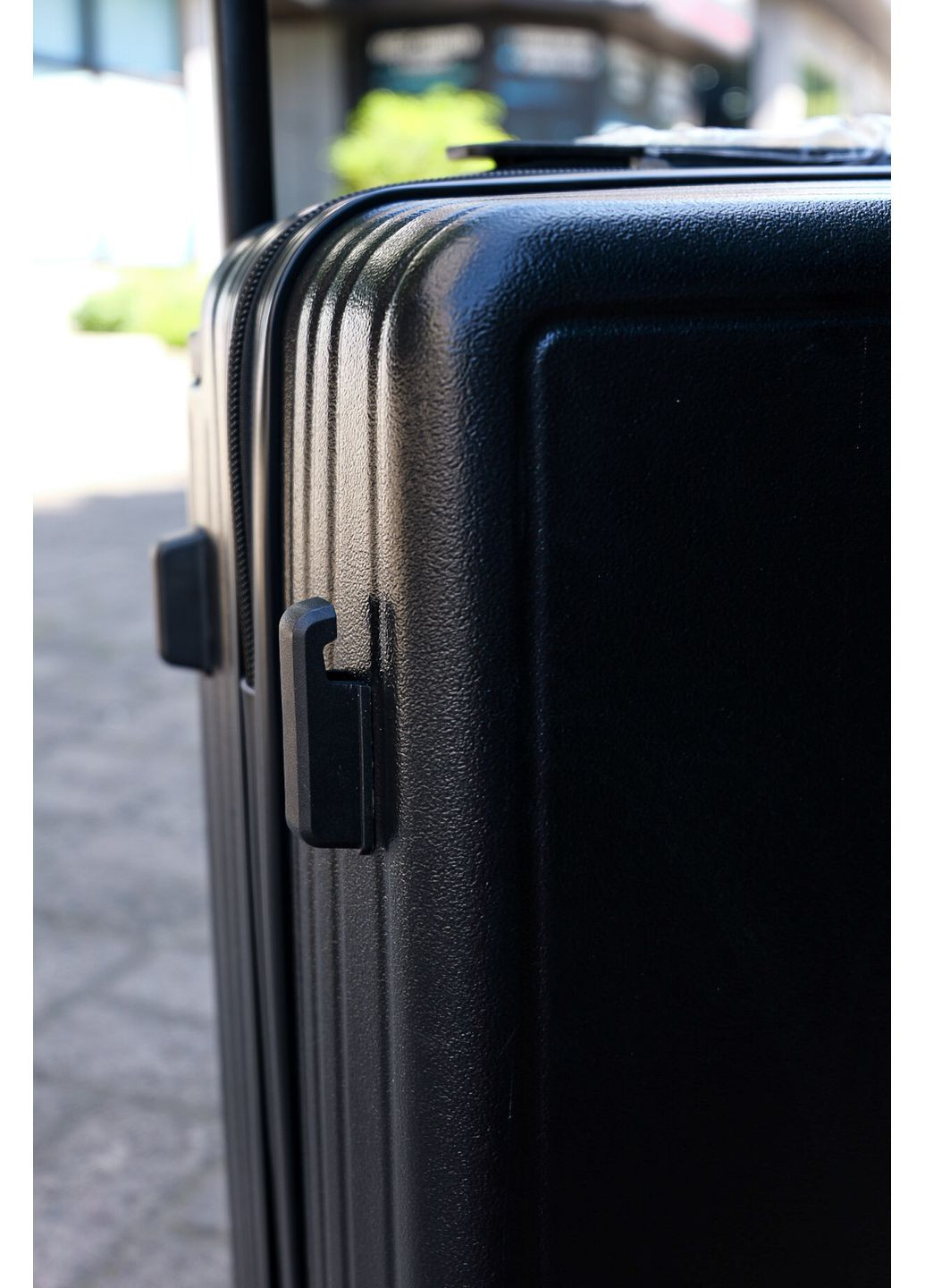 Чемодан полипропилен 100% ручная кладь S маленький, цвет свет серый Wings BNT01 (353302727)