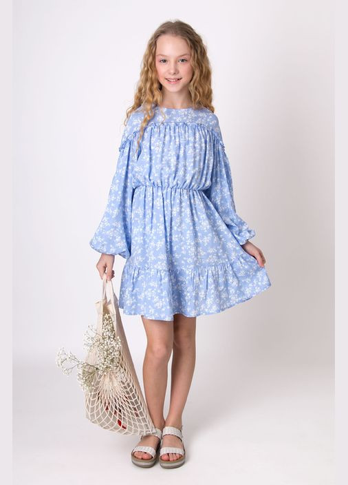 Блакитна сукня для дівчинки Mevis (291439038)