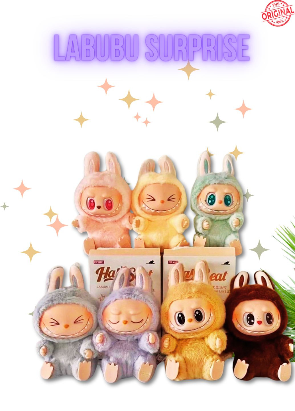 Лабубу іграшка брелок оригінал 3 сезон Колір Сюрприз колекційна у коробці No Brand (334004064)