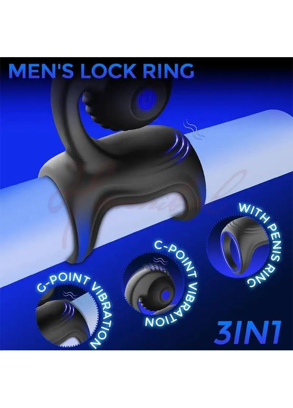 Ерекційне вібро-кільце Legendary Duo USB Focus (370203124)