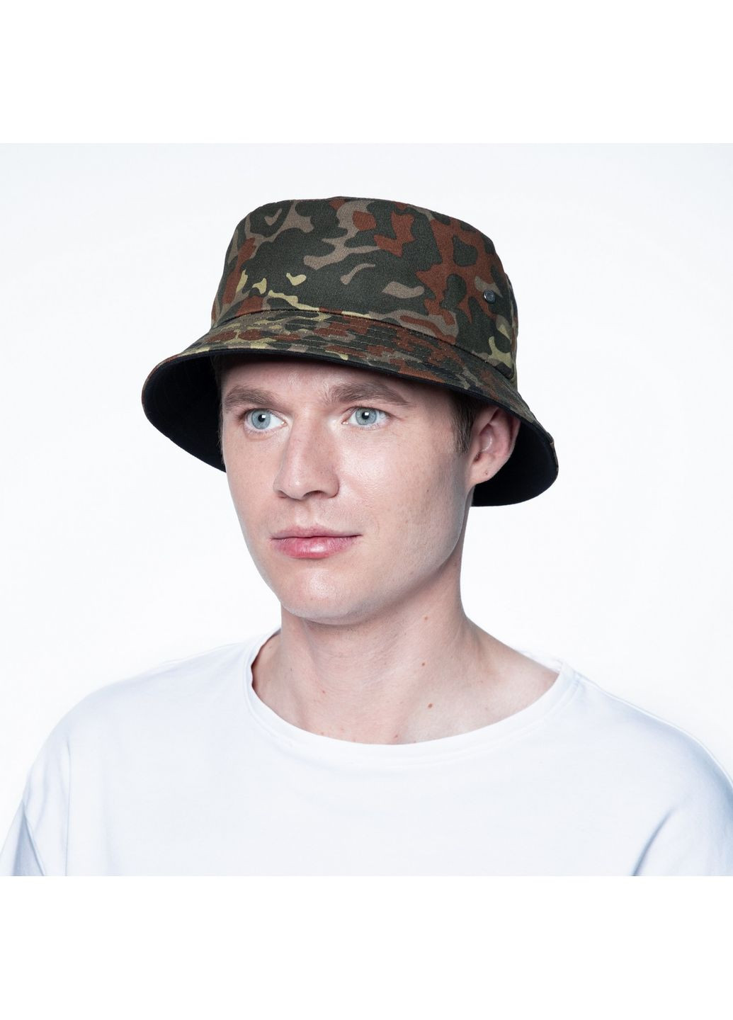 Панама мужская односторонняя коттон хаки RAVEN 879-141 LuckyLOOK 879-141M (322791079)