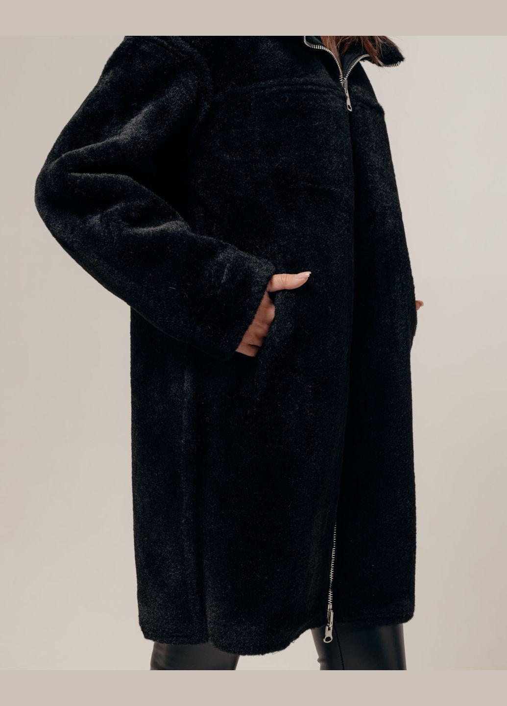 Дубленка двусторонняя черный RR Designer (307059419)