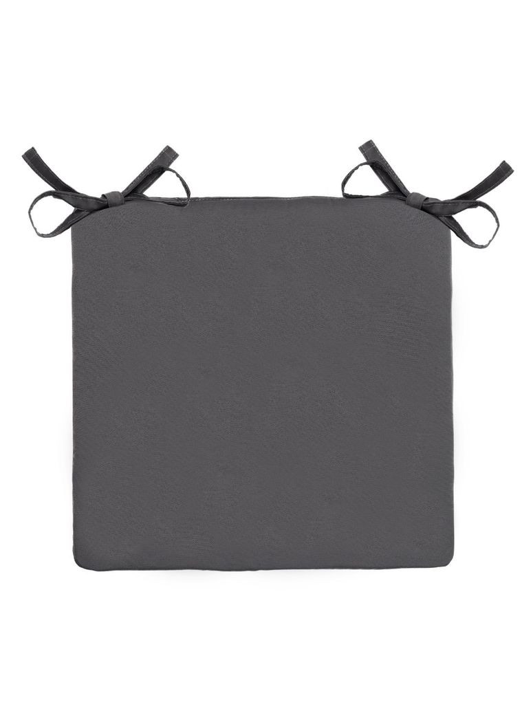 Подушка на стілець см темно-сірий No Brand (324831741)