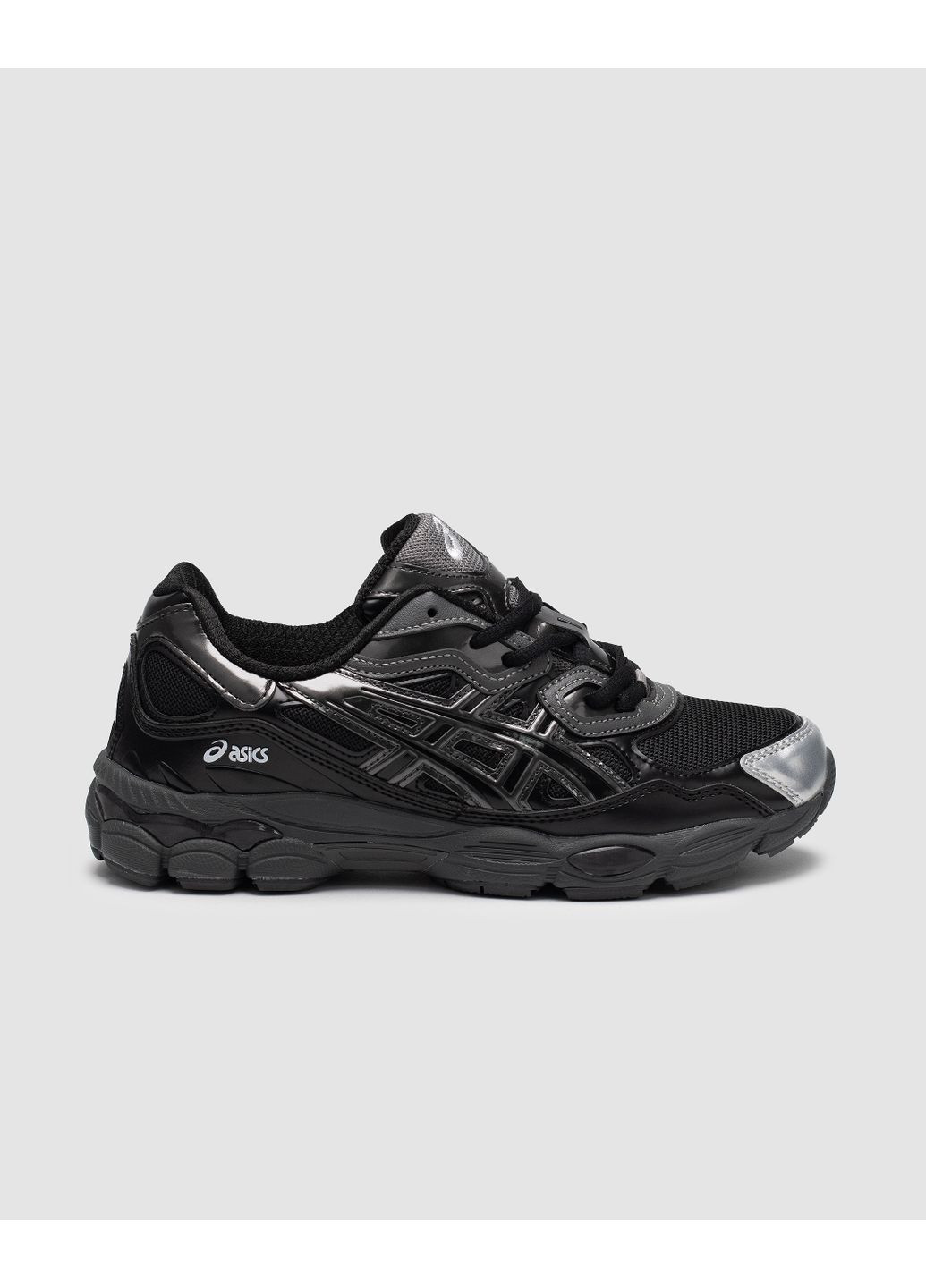 КРОСІВКИ ЖІНОЧІ ASICS GEL-NYC BLACK / SILVER / BLACK АСІКС ГЕЛЬ НЮК No Brand чорні демісезони (368883752)