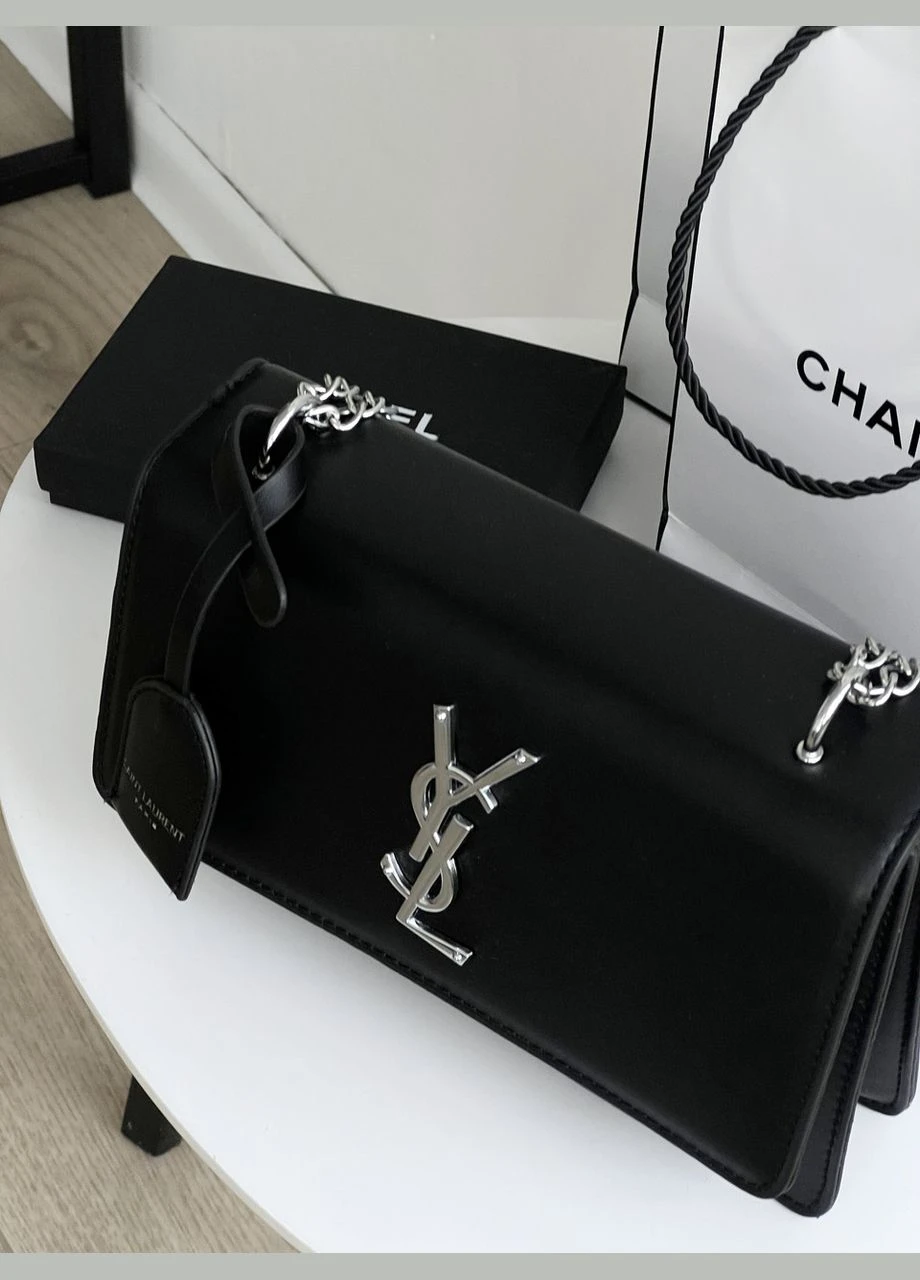 Жіноча сумка чорний срібло клатч No Brand (322464884)