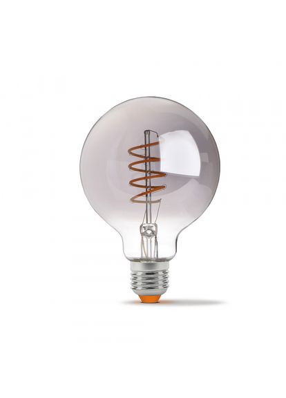 LED лампа Filament G95FGD 4W E27 2100K димерный графит (VLG95FGD-04272) Videx (305754264)