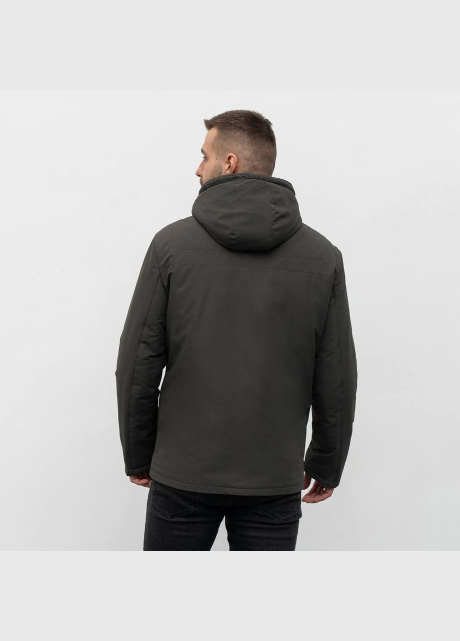 Оливковая (хаки) демисезонная мужская демисезонная куртка большого размера SK